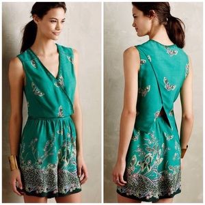 | Elevenses Anthropologie Green Romper | Large